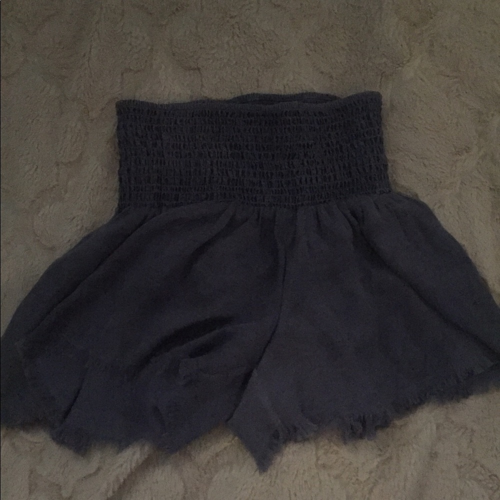Aerie flowy denim shorts S